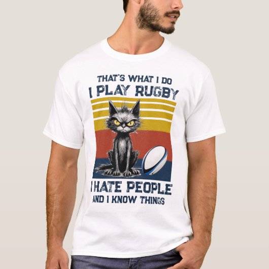 Ik speel Rugby T-Shirt (Voorkant)