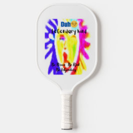 Ik speel vet, speel vriendelijk pickleball raquet paddle