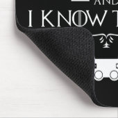 Ik speel videogames en ken dingen muismat (Hoek)