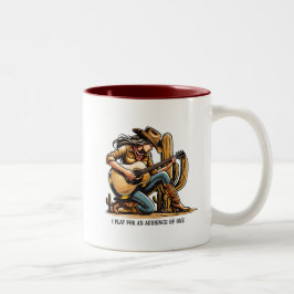 Ik speel voor een publiek van één mok