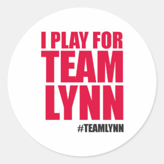 Ik speel voor Team Lynn Sticker