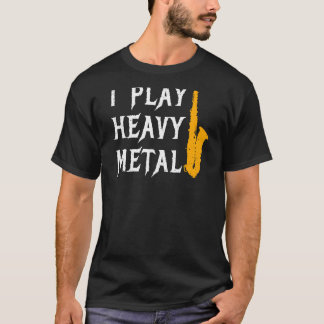 Ik speel zwaar metaal t-shirt