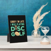 Ik speelde Disc Golf Fotoplaat (Zijkant)