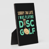 Ik speelde Disc Golf Fotoplaat (Zijkant)