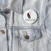 Ik speelde een tuba ronde button 5,7 cm (In situ)