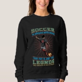 Ik speelde Football met mijn hoofd Sweatshirt (Voorkant)