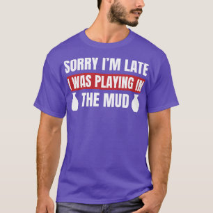 Ik speelde in de modder grappige aardewerk oven kl t-shirt