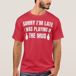 Ik speelde in de modder grappige aardewerk oven kl t-shirt