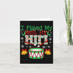 Ik Speelde Mijn Best Voor Hem Lil' Drummer Boy Ker Kaart