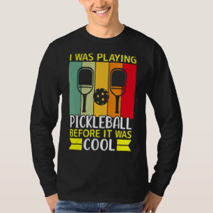 Ik speelde Pickleball voor het koud was T-shirt