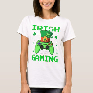 Ik Speelde St. Patrick's Day Videogame Controller T-shirt