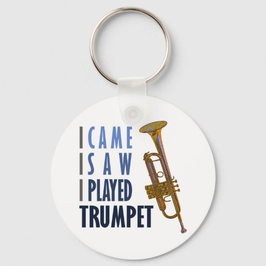 Ik speelde Trumpet Sleutelhanger (Voorkant)