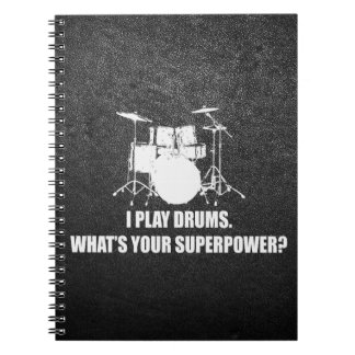 IK SPEL DRUMS, WAT IS JE SUPERPOWER? NOTITIEBOEK