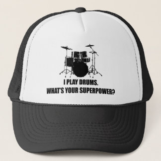 IK SPEL DRUMS, WAT IS JE SUPERPOWER? TRUCKER PET
