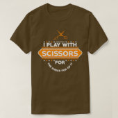 IK SPEL MET SCISSORS T-SHIRT (Design voorkant)