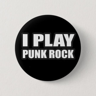 IK SPEL PUNK ROCK VOOR punk bandmeisjes en jongens Ronde Button 5,7 Cm