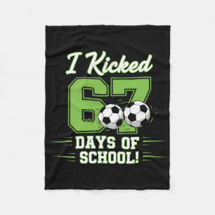 Ik spijbelde 67 dagen op school Voetbaljongens Kin Fleece Deken