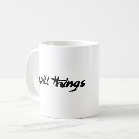 Ik spil dingen die Clumsy Goofy Koffiemok (Voorkant links)