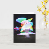 Ik spinnen uit controlegroet kaart (Gele Bloem)