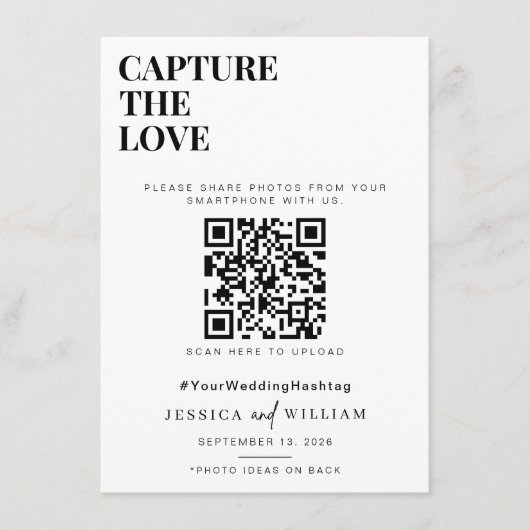 Ik spion bruiloft spel Capture de liefde foto scav Menu (Voorkant)