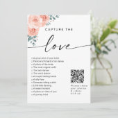 Ik spion bruiloft spel Capture The Love Photo Hunt Kaart (Staand voorkant)
