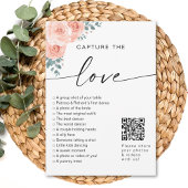Ik spion bruiloft spel Capture The Love Photo Hunt Kaart