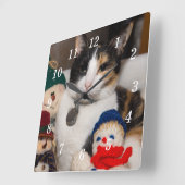 Ik spion een Calico wandklok (Hoek)