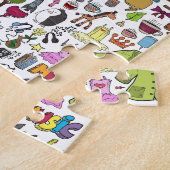 Ik spioneer met mijn kleine oog legpuzzel (Zijkant)