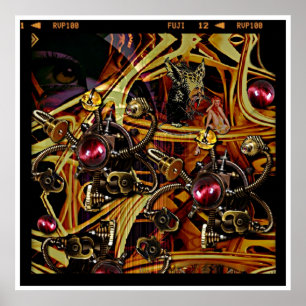 Ik spioneer met mijn kleine oog poster