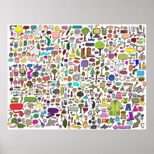 Ik spioneer met mijn kleine oog poster (Voorkant)