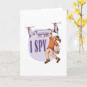 Ik spioneer voor dronepiloten en drink Kinderen Kaart (Gele Bloem)