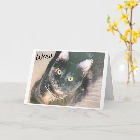 IK "SPON" ELKE KEER ALS IK AAN "JOU" DENK KAART (Gele Bloem)