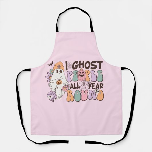 Ik spook mensen Halloween Schort (Voorkant)