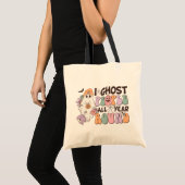 Ik spook mensen Halloween Tote Bag (Voorkant (product))