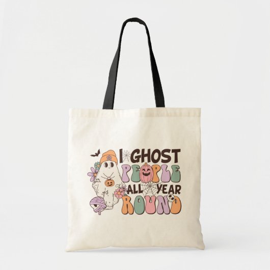 Ik spook mensen Halloween Tote Bag (Voorkant)