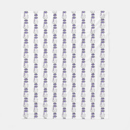 Ik spook mensen het hele jaar door rond Funny Ghos Fleece Deken