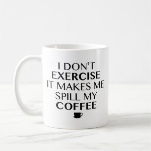 Ik Sport Niet Het Laat Me Mijn Koffie Koffie Morse Koffiemok