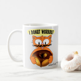 IK SPORT NIET Humoristische Donut Koffiemok
