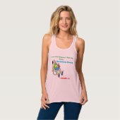 Ik sport omdat ik mijn lichaam aanpasbaar liefheb tanktop (Volledige Voorkant)