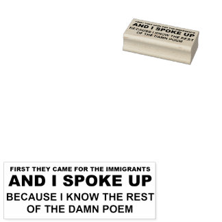Ik sprak mijn mening uit rubberstempel
