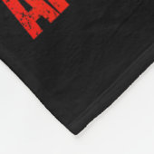 Ik spreek 4 talen - spookjacht paranormale rood fleece deken (Hoek)