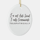 Ik spreek alleen telepathisch Ornament (Rechts)