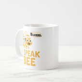Ik spreek Bee Beekeeper Humor Koffiemok (Voorkant links)