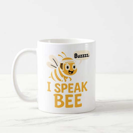 Ik spreek Bee Beekeeper Humor Koffiemok (Links)