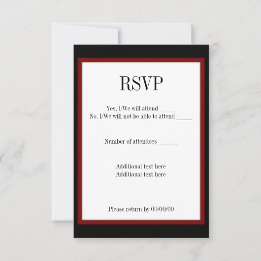 Ik spreek Bubble RSVP Kaartje (Voorkant)