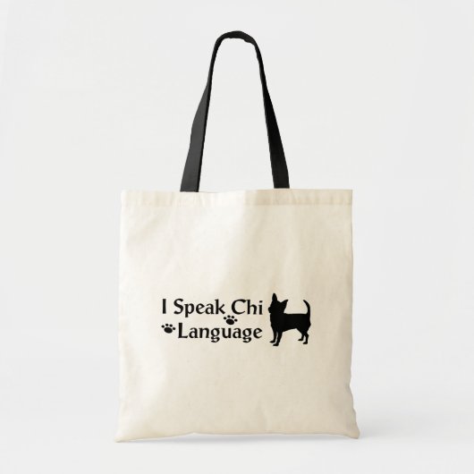 Ik spreek Chi Language Canvas tas (Voorkant)