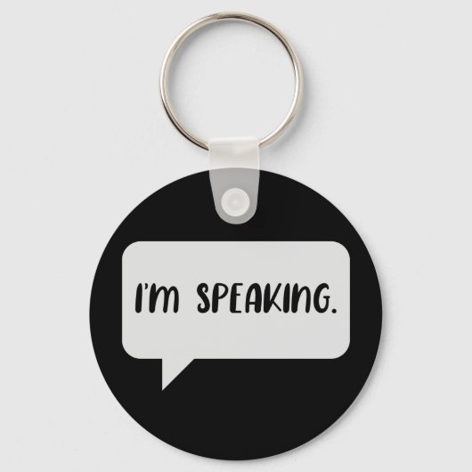 Ik spreek Citaat Sleutelhanger (Voorkant)