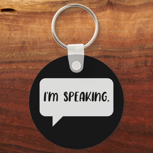 Ik spreek Citaat Sleutelhanger (Voorkant)