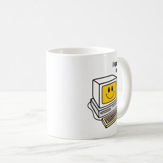 Ik spreek code koffiemok (Voorkant rechts)