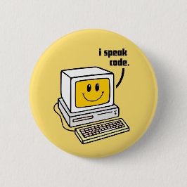 Ik spreek code ronde button 5,7 cm